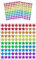 Henbrandt 5 x Sheets - 500 Holographic Star Stickers | Mini Stars for Children, Kids, Teachers, Crafts | Assorted Colours 14mm Small Glitter Stickers for Reward Charts, Scrapbooking, Art