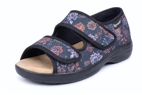 Aerosoft Reha 06 - Sandali elasticizzati che non stringono, regolabili a piacere, unisex