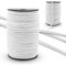 DOJA Barcelona | Rotolo Cordino in Poliestere | Cordino da 100 m | Cordoncino Thai Bianco | Diametro 6mm | Corda forte | Cordino per Borse Uncinetto, Lacci Scarpe Sportive, Fili Uncinetto