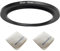 52 mm Objektiv auf 62 mm Kameraobjektivadapter, 52 mm auf 62 mm Step-Up-Ring-Adapterring für alle Marken von UV-ND-CPL, mit Premium-Objektiv-Reinigungstuch, 2 Stück (52 mm-62 mm)