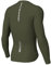 Lo.gas Radtrikot Herren Langarm, Rennrad Trikot Durchgehender Reißverschluss mit 3 Taschen, Olivgrün, M