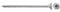 Fischer - Vis de charpente PowerFast FPF II STP 6,0x140 revêtement zingué, Filetage partiel, tête fraisée Plate avec Empreinte Torx/Boîte de 100