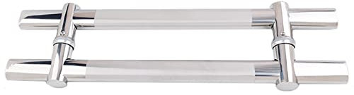 GPDNBIEU, Schiebetüren for Scheunentüren, Schiebetore aus Glas/Holz for Garagen(Overall Length150cm)