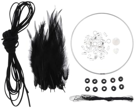 susiodeu Traumfänger DIY Kits für Mädchennächte und gemeinsame Zeit, Traumfänger Schlaufen, Federn, Klemmklammern, Werkzeug Sets, Brautpartys