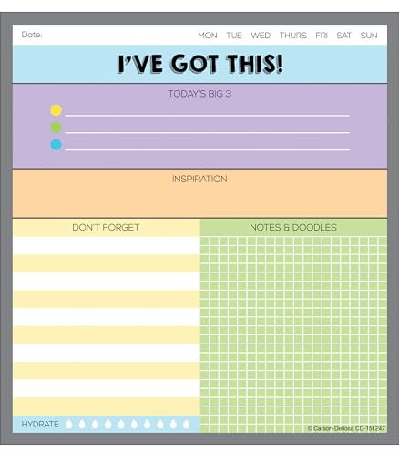 Carson Dellosa Education I've Got This! Notepad