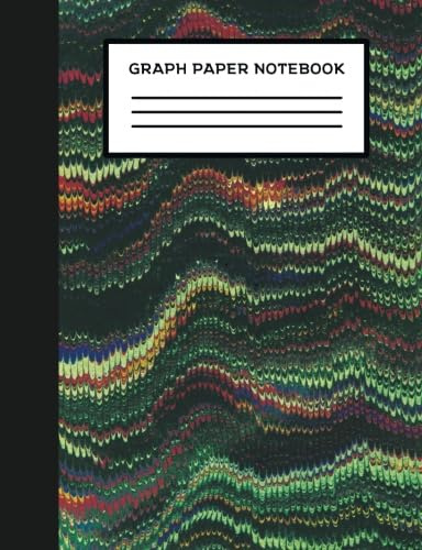Graph Paper Notebook: Vhs Edit 7.44 x 9.69 Composition Notebook Style Journal 5x5 Grid For Graphing and Mathematics