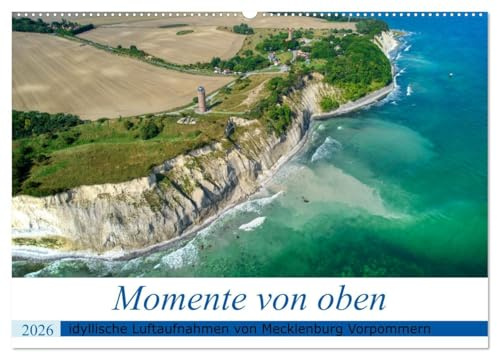 Momente von oben (Wandkalender 2026 DIN A2 quer), CALVENDO Monatskalender: Erleben Sie einige der schönsten Orte Mecklenburg Vorpommerns aus der Luft fotografiert. (CALVENDO Natur)