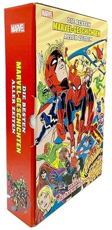 Die besten Marvel-Geschichten aller Zeiten: Marvel Treasury Edition: (Hardcover-Überformat im Schuber und bedruckten Umkarton)
