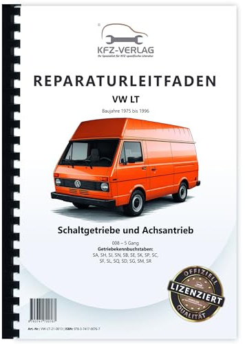 VW LT (75-96) 5 Gang Schaltgetriebe 008 Achsantrieb Reparaturanleitung