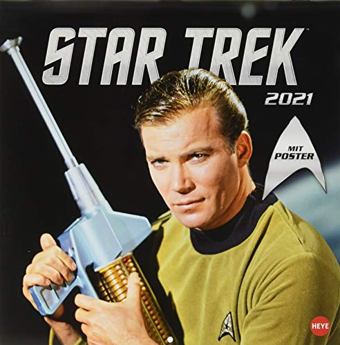 Star Trek Broschurkalender 2021 - mit Poster - Wandkalender mit Monatskalendarium und Platz für Eintragungen - Format 29,5 x 30 cm (29,5 x 60 cm geöffnet)