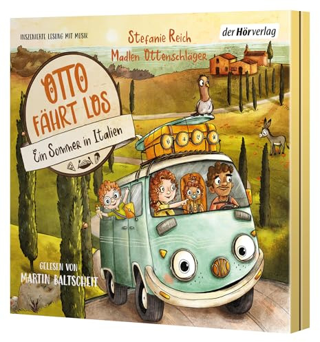 Otto fährt los – Ein Sommer in Italien: Hörbuch für alle Vanlife-Fans & Camper-Kinder, Reisen mit dem Bus - Abenteuer für Kinder ab 4 Jahren
