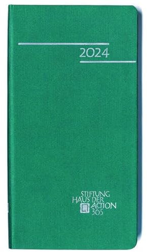 365 mal Gottes Wort 2024: Kalender 2024 in Feinleinenstruktur, grün