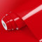 DIMEX Film adhésif uni rouge brillant pour meubles - Film décoratif pour porte, cuisine, armoires et table - 45 cm x 1 m
