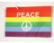 AZ FLAG - Drapeau Arc-en-Ciel Symbole Paix - 45x30 cm - Pavillon LGBT - Gay - Rainbow 100% Polyester avec Deux Cordelettes - 20g
