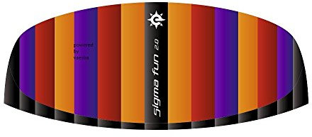 elliot 1014679 PARAFOILS / 2-LEINER Sigma Fun 2.0, lila/rot/orange, rtf