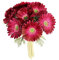 Gänseblümchen Deko 7 stücke künstliche Gerbera blumenstrauß europäischen Stil afrikanische gänseblümchen Blumen Simulation schmuck Hause Hochzeit Dekoration weinrot Deko Blumen