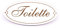 Dekolando Schild Türschild Oval - Toilette - selbstklebend Hinweisschild Tür WC Dekoschild Toilettenschild 15 x 7 cm