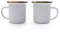 Barebones Living Enamel Espresso Cup Eggshell