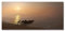 Morbuy Personalisierte Fußmatte Rutschfester Türvorleger mit 3D-Landschaftsdruck, Schmutzfangmatte Waschbar Fussmatte Innen Badteppiche (60x90cm,Sonnenuntergang am Fluss)