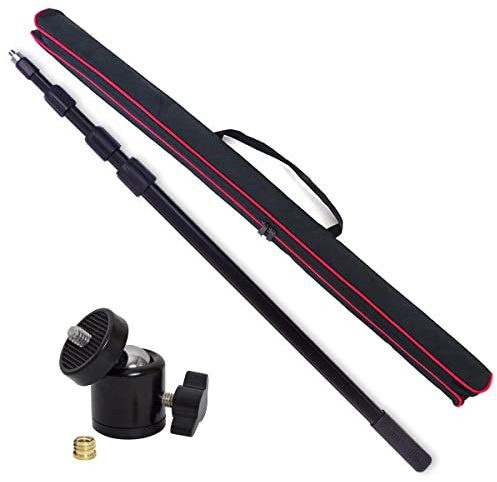 keepdrum BP02 Tonangel 3,8m Boompole + Kugelgelenk Stativ-Adapter