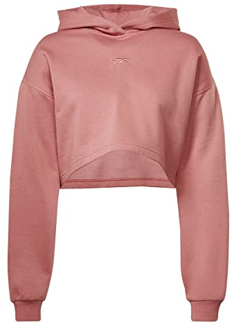 Reebok Damen Workout Ready Yoga Langarm-Sweatshirt, gebackener Ton, M