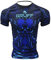 Gruff Combat BJJ Rash Guards Grappling MMA Jiu Jitsu No Gi UFC Shirt Fight Wear, Short Sleeves, Purple Octo, Medium
