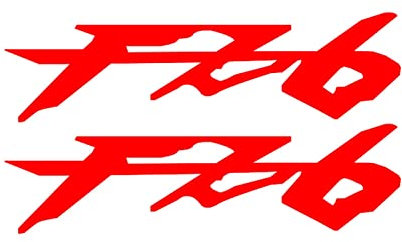 Autoadesivo del Motociclo per Yamaha FZ6N FZ6-N Fazer S2 2004 2005 2006 2007 2008 2009 Accessori Impermeabile Decal FZ6 Adesivi Decorare (Color : Rot)