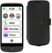 SWISSVOICE - Smartphone S510-M + Câble De Charge Magnétique + Coque de Protection Portefeuille - Facile à Utiliser - Bouton SOS - Smartphone Senior 4G - Débloqué - Noir