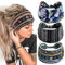 scicent Haarband Damen Haarreifen Breite Boho Knot Yoga Sport Haarbänder Elastische Haarschmuck Mehrfarbig Weiche Turbane Mode Stirnbänder für Frauen, 14334