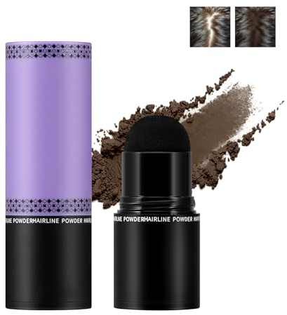 Boobeen Root Touch Up Hair Powder Stick, Root Cover Up für graue Haare, Haaransatz Schatten Pulver für dünner werdendes Haar für Frauen