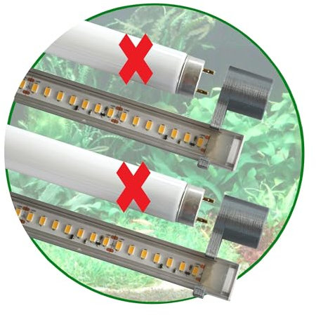 T8 LED Set 2: 1500mm Pflanzen Aquarium Beleuchtung (150cm) 63,2 W, 10120 Lm