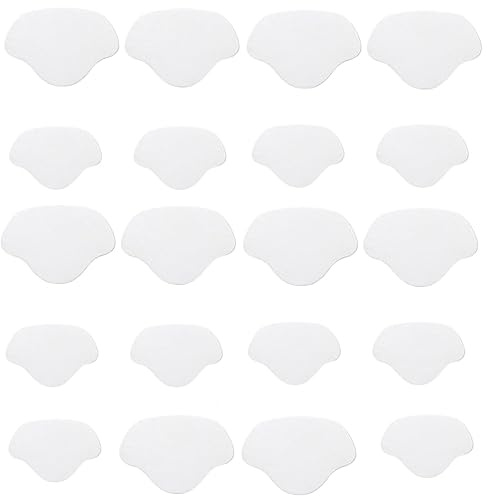 INF 10 Paar Fersenschutz-/Reparaturflicken für die Schuhreparatur, 2 Größen, Fersen Schuhgriff, Kissen Polster Liner Selbst, Fersen Beilagen Selbstklebende Schuheinlagen