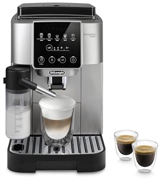 De'Longhi Magnifica Start Fully Automatic Espresso Machine with Automatic Milk Frother, Silver