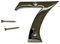 3-Inch Polished Chrome Door Numbers Screw On Number 7 Door Number House Front Door Building Porch Gate Address One Elegant and Bold Door Numerals Suitable for All Door Types.