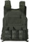 ULIONTAC Tactical Lightweight Military Vest Adjustable Straps Buckles with Mag Pouch Molle System Quick Release Plate Carrier Outdoor Training Vest for Hunting Airsoft Fishing Training