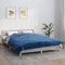 Coavain Gewichtsdecke 220x235 cm Blau 15 kg Entspannungsdecke Atmungsaktive Schlafdecke Weighted Blankett Bettdecke Relaxing Blanket Heavy Blanket for Deep Sleep Stoff