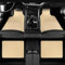 FJCKGF 4 Stück Fußmatten Auto für Audi A8 (4seats) 2011-2017, Leder Autoteppich Wasserdicht Schutz Innen Zubehör Passgenau rutschfest Allwetter Auto Teppiche Deko,Beige