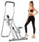 Treppenstufe Faltbare Stufenmaschine Höhenverstellbarer Stepper, Kompakte Faltbare Vertikale Klettermaschine mit LCD-Display, Pedalen & Lenker, Übung Fitness Schritt für Home Gym, Büro