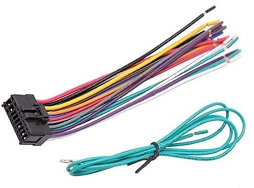 JUNPIY Autoradio-Kabelbaum 18 Pins, for Pioneer DEH-P80MP DEH-P6600R DEH-P9100R 18-poliges Hauptgerät Stereokabel Draht Netzstecker Autoradio-Adapterkabel