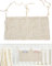 KGDUYC 1pcs Babybett Organizer,Baby Kinderzimmer Organizer,Kinderzimmer Hängender Bett Organizer,Betttasche Spielzeugtasche,Organizer Beistellbett Baby,ängen an Krippe oder Wickeltisch，baby bett