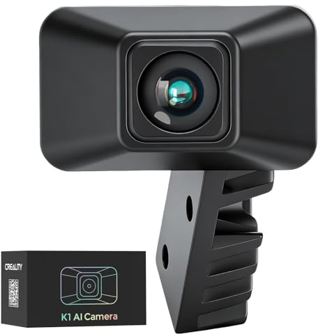 Creality Official K1C/K1 Max AI Camera 3D Printer Accessory, Remote Monitoring, Real-time Viewing, WiFi Connection, Auto Generate Time-Lapse Video, Compatible 2025 K1C, K1 Max 3D Printers