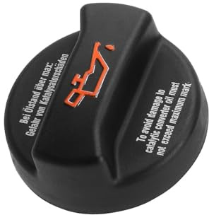 Motoröleinfülldeckel Öleinfülldeckel Kompatibel mit VW Polo 9N 6N 6R Golf 1 2 3 4 5 6 Passat T4 T5 Caddy Bora Audi A1 A2 A3 A4 A6 A8 TT Seat Volvo Öldeckel Replace#：06A103485F、06A103485C