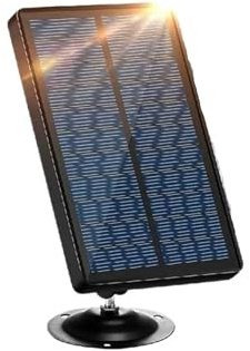 XZXXZSZ Fotocamera da Traccia, 5200mah Solar Power Bank Pannello Solare Impermeabile Esterno Batteria Ricaricabile Incorporata for La Caccia 12v 6v Macchina Fotografica da Gioco Cellulare