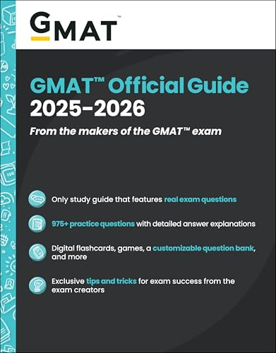 GMAT Official Guide 2025 - 2026: Book + Online Question Bank (GMAT Official Guides)