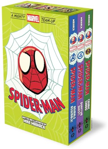 Spider-Man: A Mighty Marvel Team-Up 3-Book Box Set : 3 Original Graphic Novels: Animals Assemble!, Quantum Quest!, Cosmic Chaos!