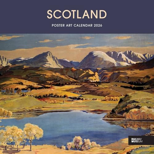 Carousel Worldwide, Scotland Poster Art 2026 Wire-o Wandkalender