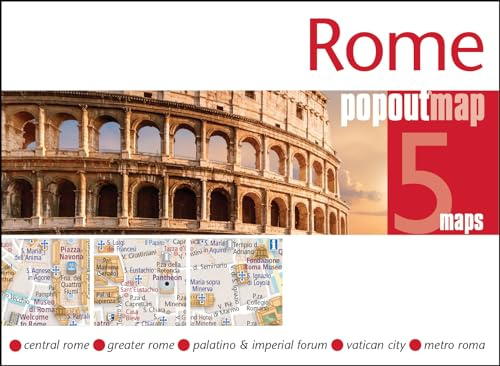 Rome PopOut Map: Pocket size, pop up city map of Rome