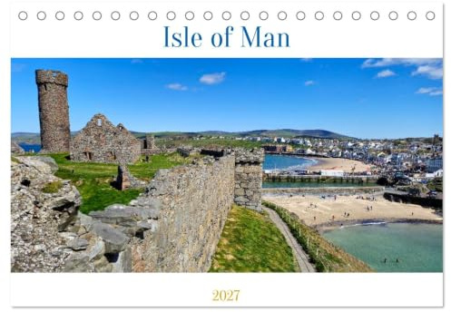 CALVENDO - Isle of Man (Tischkalender 2027 DIN A5 quer), Monatskalender: Isle of Man Zwischen Meer, Mythen und Motorrädern