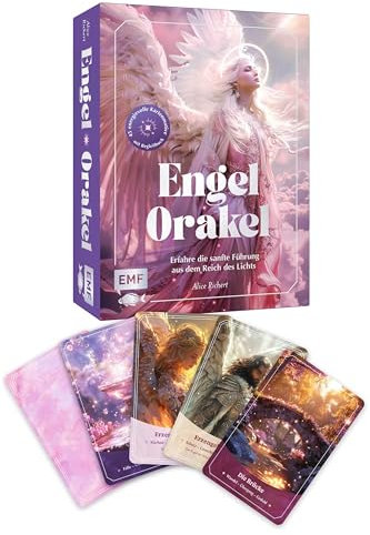 Orakel-Karten-Set: Engel-Orakel | Erfahre die sanfte Führung aus dem Reich des Lichts und erhelle dein Herz: 45 lichtvolle Botschaften mit Begleitbuch: Himmlische Antworten auf deine Lebensfragen