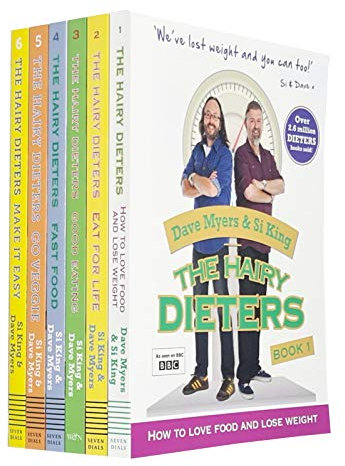 Weidenfeld & Nicolson The Hairy Dieters - 6-Bücher-Sammlung von Hairy Bikers (Wie Man Essen liebt und abnimmt, Essen fürs Leben, Gute Ernährung, Fast Food, Vegetarier Werden, Mach es Dir leicht)